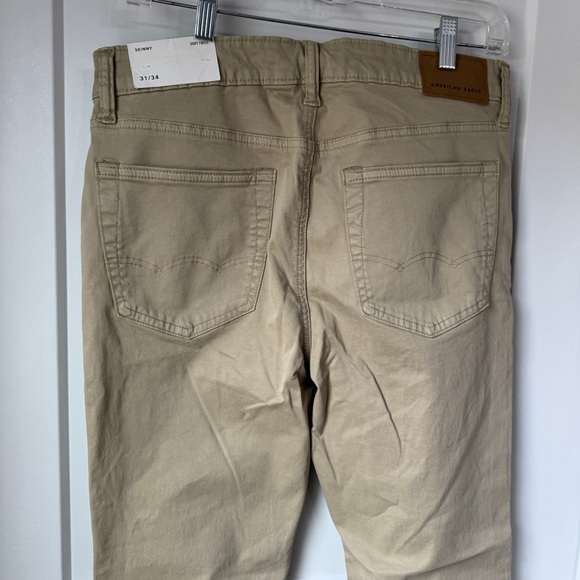 American Eagle NEW WITH TAGS Men's Soft Twill Skinny Khaki Pants Size 31 X 34 - Picture 9 of 9